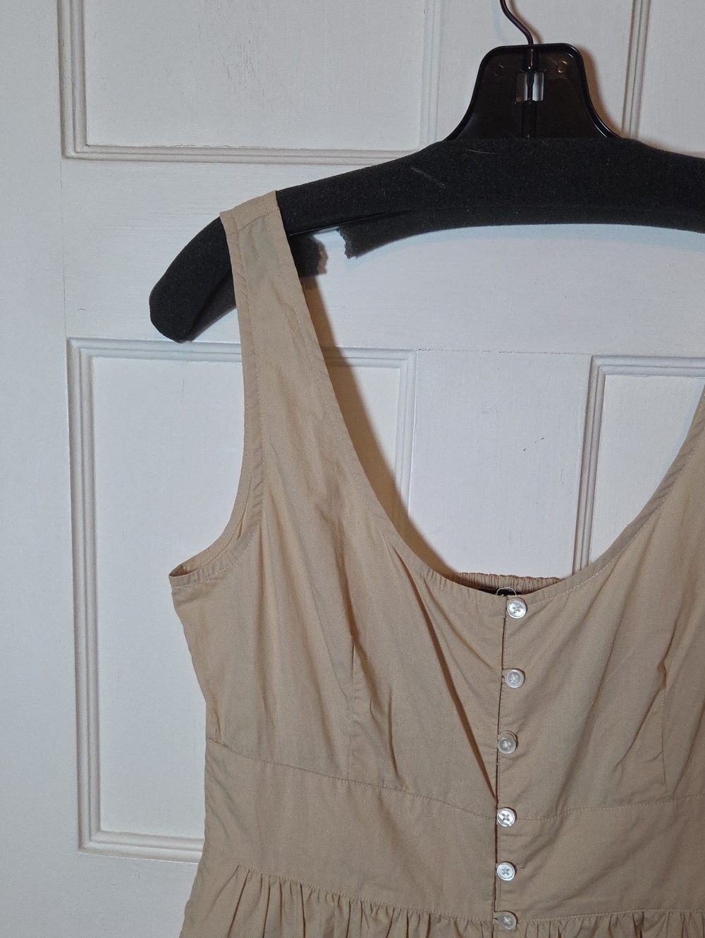 J.Crew Sleeveless Button-Front Cotton Poplin Midi Dress In Beachwood Size 8 - Picture 9 of 16